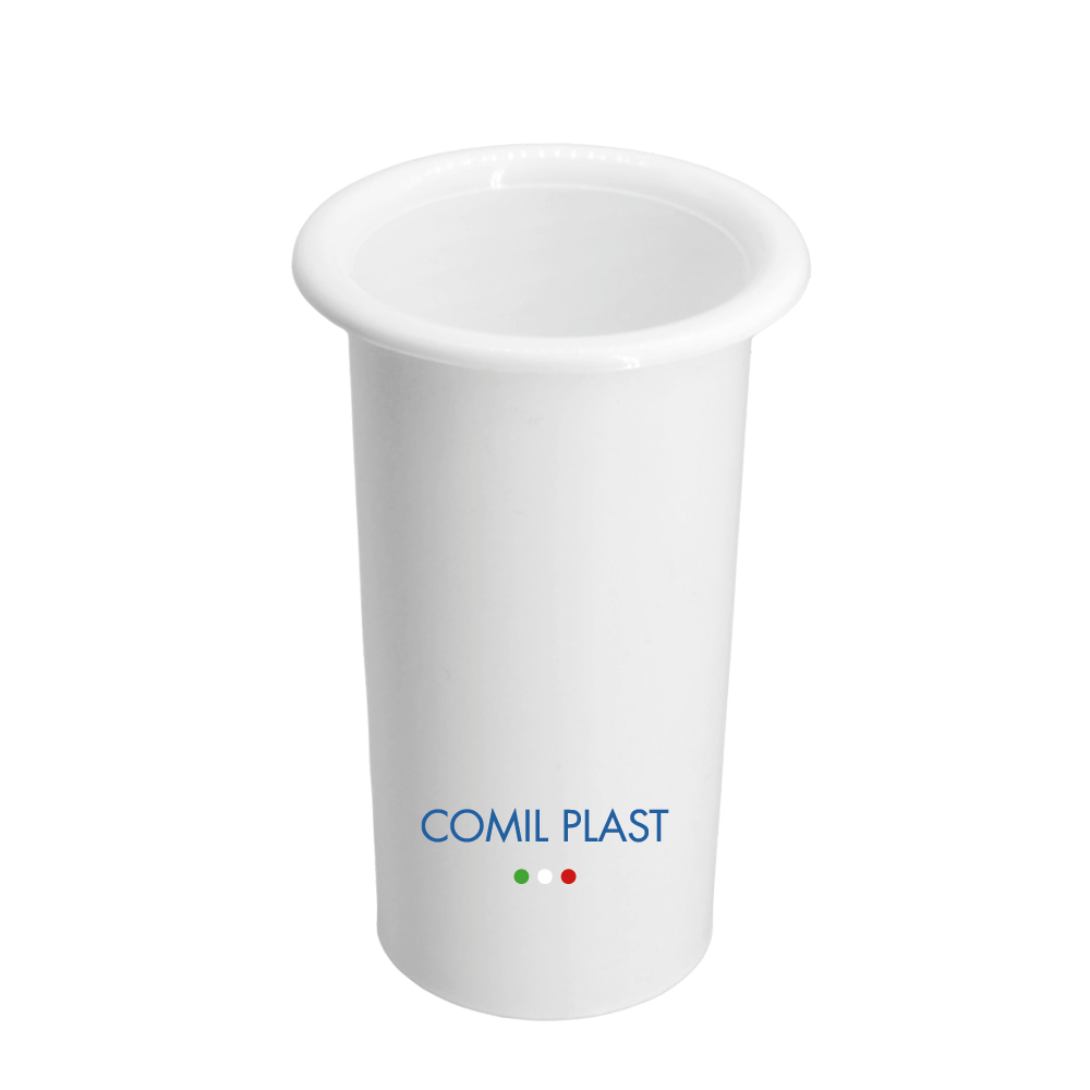 interno in plastica per vaso portafiori ossario cimitero Comil Plast Made in Italy colore bianco
