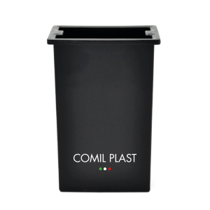 interno in plastica per vaso portafiori inox cimitero rettangolare Comil Plast colore nero Made in Italy