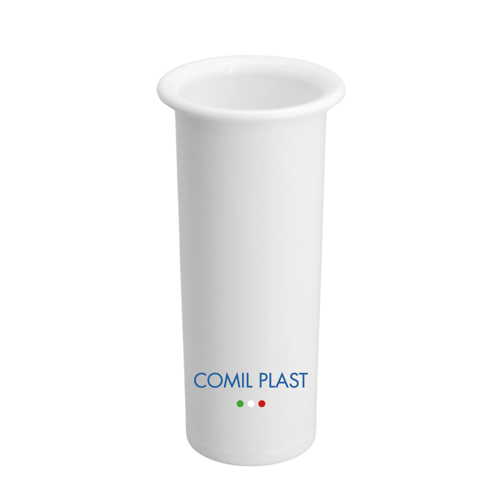 interno in plastica per vaso portafiori ossario cimitero Comil Plast Made in Italy colore bianco