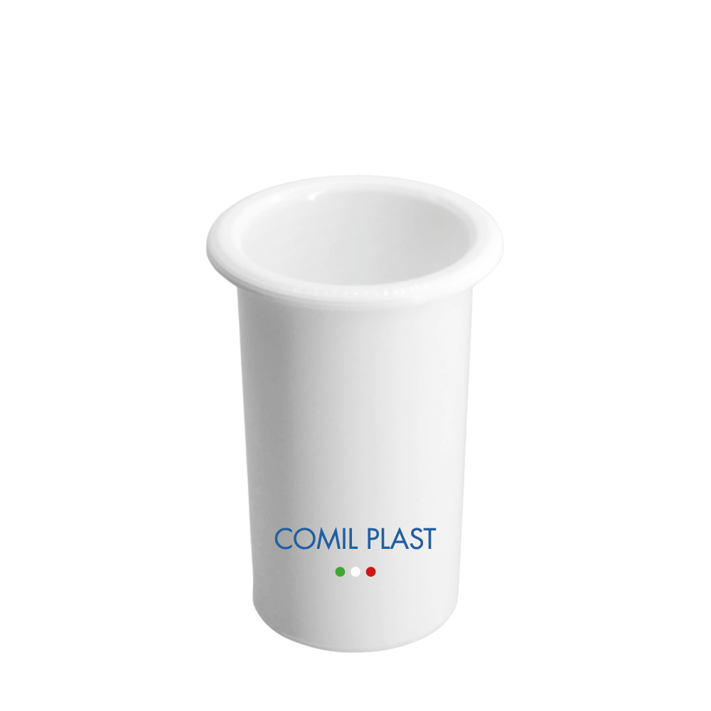 interno in plastica per vaso portafiori ossario cimitero Comil Plast Made in Italy colore bianco