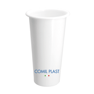 ricambio in plastica Comil Plast per vasi cimiteriali loculi colore bianco Made in Italy